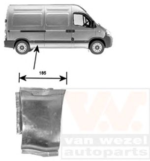 VAN WEZEL 4387146 -  Боковина